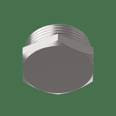 Tappo esagonale in ottone nichelato product photo Photo 01 3XL