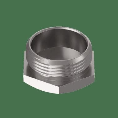 Tappo esagonale in ottone nichelato product photo Photo 03 3XL