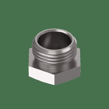 Tappo esagonale in ottone nichelato product photo Photo 03 3XL