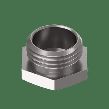 Tappo esagonale in ottone nichelato product photo Photo 03 3XL