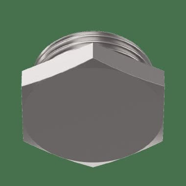 Tappo esagonale in ottone nichelato product photo Photo 01 3XL