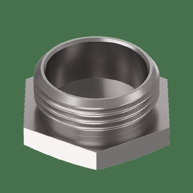 Tappo esagonale in ottone nichelato product photo Photo 03 3XL