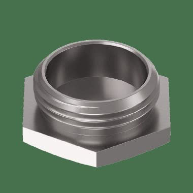 Tappo esagonale in ottone nichelato product photo Photo 03 3XL