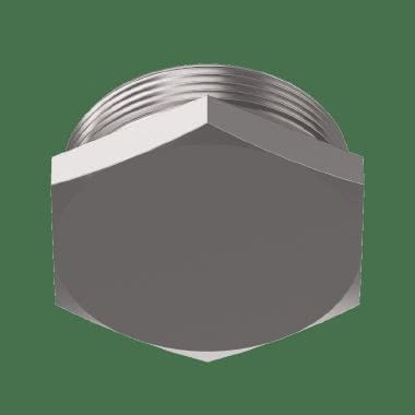 Tappo esagonale in ottone nichelato product photo Photo 01 3XL