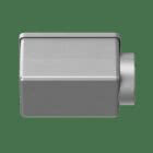 1 via cassetta di derivazione a forma rettangolare in alluminio IP65 product photo