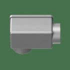 2 vie destra cassetta di derivazione a forma rettangolare in alluminio IP65 product photo