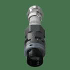 Raccordo in poliammide diritto a pressacavo con filetto  in metallo anti  strappo IP68 product photo