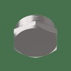 Tappo esagonale in ottone nichelato product photo