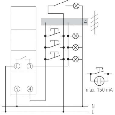 Elpa 6 Plus Temporizzatore Luci Scale Elett product photo Photo 02 3XL