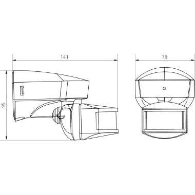 Theluxa E180 Bk Ril Movimento 180? Ip55 12M product photo Photo 04 3XL