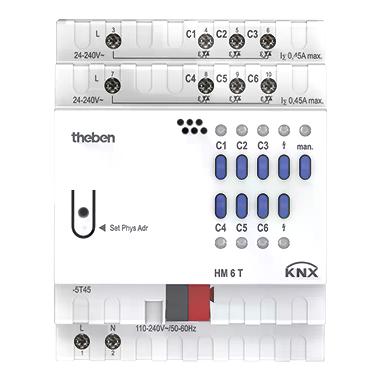 Hm 6T Knx Attuatore E Regol Riscald 6Can product photo Photo 01 3XL