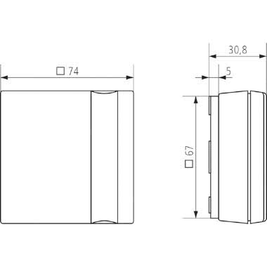 THEBEN SENSORE TEMPERATURA UMIDITA' E CO2 AMUN 716 KNX product photo Photo 02 3XL