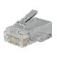 Connettore RJ45 maschio pass through UTP Cat 6 per cavi dati (Conf. da 50 Pz.) product photo Photo 01 2XS