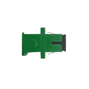 Adattatore Ottico SC Femmina – SC Femmina Duplex Monomodale (SM), con tappo autobloccante, Verde product photo Photo 01 3XL