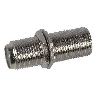 Adattatore ''F'' femmina – femmina Con con corta filettatura e lunghezza da 27mm product photo Photo 01 3XL