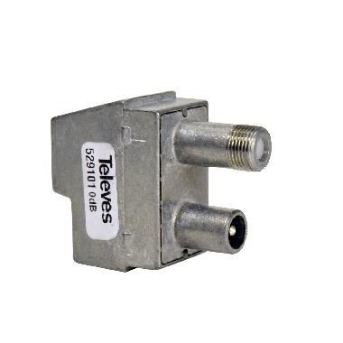 Presa terminale demiscelata TV-SAT, 0dB product photo Photo 01 3XL