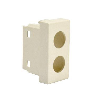 Plastiche per prese coassiali 2 Connettori product photo Photo 01 3XL