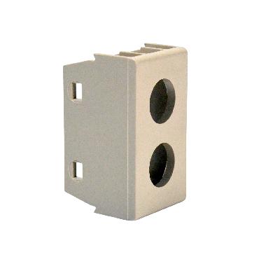 Plastiche per prese coassiali 2 Connettori product photo Photo 01 3XL