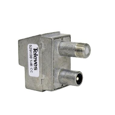 Presa terminale demiscelata TV-SAT, 5dB product photo Photo 01 3XL