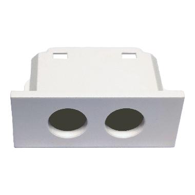 Plastiche per prese coassiali 2 Connettori product photo Photo 01 3XL