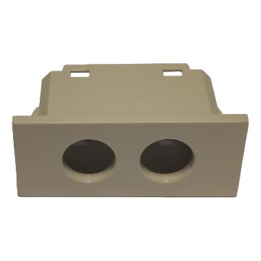 Plastiche per prese coassiali 2 Connettori product photo Photo 01 3XL