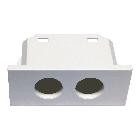 Plastiche per prese coassiali 2 Connettori product photo