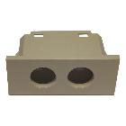 Plastiche per prese coassiali 2 Connettori product photo