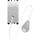 Pulsante a tirante con 1,5 m cordone e pomello, morsetti a vite, 1 modulo, 1P NO 10A, Nea, alluminio product photo Photo 02 2XS