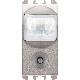 Sensore IR con simulatore di presenza, 1 modulo, 230Vac 6A, Nea, alluminio product photo Photo 01 2XS