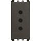 Presa P11, 1 modulo, 2P+T 10A-250V, Nea, antracite product photo Photo 01 2XS