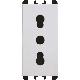 Presa bipasso P11-P17, 1 modulo, 2P+T 16A-250V, Nea, bianco product photo Photo 01 2XS