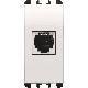 Presa telefonica RJ11 6/4, 1 modulo, Nea, bianco product photo Photo 01 2XS