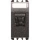 Presa RJ45 Cat.5e UTP 1 modulo, (EIA T568A/B), Nea, acciaio scuro product photo Photo 01 2XS