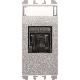 Presa RJ45 Cat.6 UTP 1 modulo, Nea, alluminio product photo Photo 01 2XS