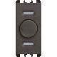 Dimmer rotativo e deviatore push-push per carichi resistivi, 1 modulo, 230Vac, Nea, antracite product photo Photo 01 2XS