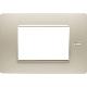 Placca 3 moduli, Flexa, tecnopolimero, sabbia product photo Photo 02 2XS