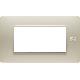 Placca 4 moduli, Flexa, tecnopolimero, sabbia product photo Photo 01 2XS