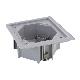 Cassetta per pavimentazione rialzata, serie K45, installazione in ambiente interno, Grigio product photo Photo 01 2XS