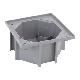 Cassetta per pavimentazione in calcestruzzo, serie K45, installazione in ambiente interno, Grigio product photo Photo 01 2XS
