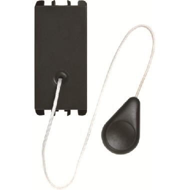 Pulsante a tirante con 1,5 m cordone e pomello, morsetti a vite, 1 modulo, 1P NO 10A, Nea, antracite product photo Photo 01 3XL