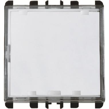 Pulsante targa portanome illuminabile morsetti a vite, 2 moduli, Nea, 1P NO 10A, Nea, bianco product photo Photo 02 3XL