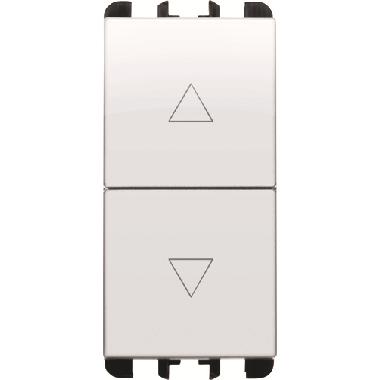 Pulsanti interbloccati, morsetti vite, 1 modulo, 1P NO + 1P NO 10A, Nea, bianco ghiaccio product photo Photo 01 3XL