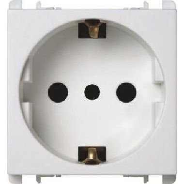Presa P30, 2 moduli, 2P+T 16A-250V, Nea, bianco product photo Photo 01 3XL