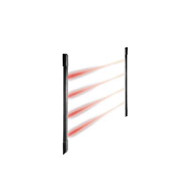 Barriera ad infrarosso attivo, multiplexata a 4 raggi, da esterno, 1061, 1067 e 1068 product photo Photo 01 3XL