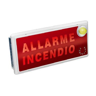 Targa ottico acustica EN54 parte 3 e 23, linea 400 e 500 product photo Photo 01 3XL