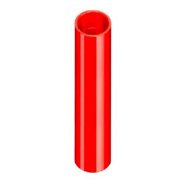Tubo in ABS (fornito in barre da 3 m) di colore rosso, linea 600 product photo Photo 01 3XL