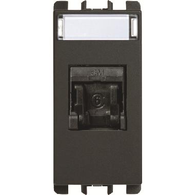 Presa RJ45 Cat.6 UTP 1 modulo, Nea, antracite product photo Photo 01 3XL