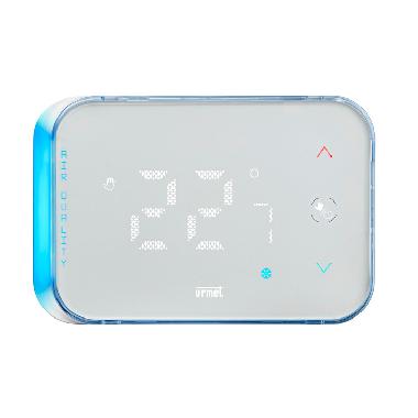 Cronotermostato connesso Wi-Fi con monitoraggio della qualità dell'aria, contatto interno product photo Photo 01 3XL