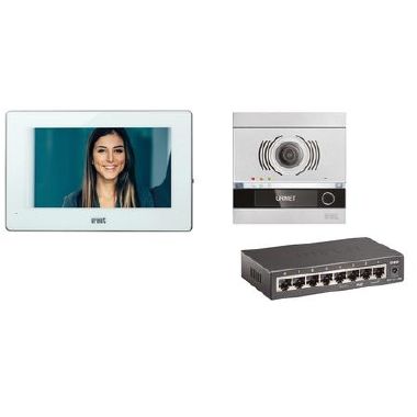 Kit monofamiliare video espandibile con pulsantiera Alpha e videocitofono 1741 Basic, sistema IPerCom product photo Photo 01 3XL