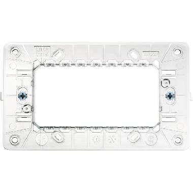 Supporto ribassato 4 moduli con viti, Nea product photo Photo 02 3XL